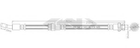 SPIDAN 338842 Гальмівний шланг