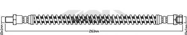 SPIDAN 339239 Гальмівний шланг