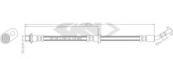 SPIDAN 339314 Гальмівний шланг