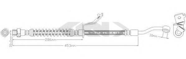 SPIDAN 340473 Гальмівний шланг