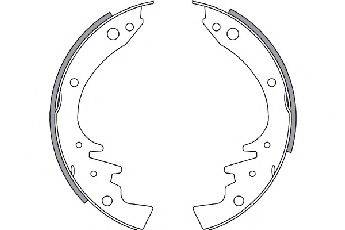 SPIDAN 30389 Комплект гальмівних колодок