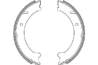 SPIDAN 33969 Комплект гальмівних колодок, стоянкова гальмівна система