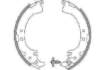 SPIDAN 33523 Комплект гальмівних колодок