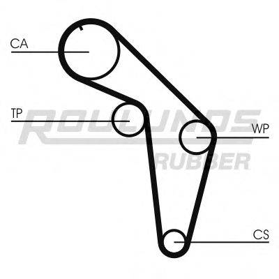 ROULUNDS RUBBER RR1178K1 Комплект ременя ГРМ