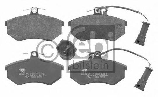 FEBI BILSTEIN 16066 Комплект гальмівних колодок, дискове гальмо