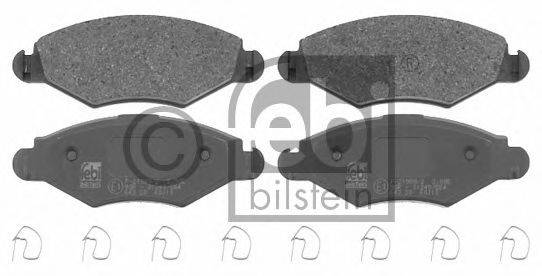 FEBI BILSTEIN 16575 Комплект гальмівних колодок, дискове гальмо