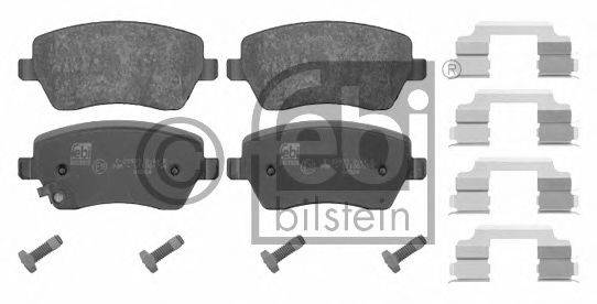 FEBI BILSTEIN 16649 Комплект гальмівних колодок, дискове гальмо