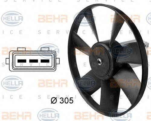 BEHR HELLA SERVICE 8EW009144411 Вентилятор, охолодження двигуна