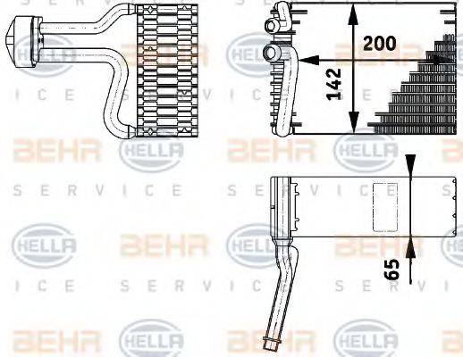 BEHR HELLA SERVICE 8FV351211751 Випарник, кондиціонер