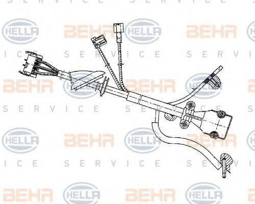 BEHR HELLA SERVICE 5HL351321061 Регулятор, вентилятор салону