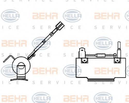 BEHR HELLA SERVICE 9ML351332021 Опір, вентилятор салону