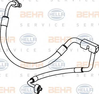 BEHR HELLA SERVICE 9GS351337041 Трубопровід високого тиску, кондиціонер