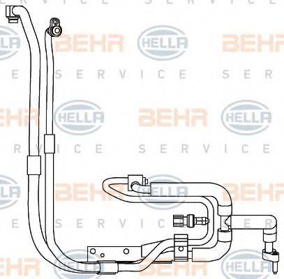 BEHR HELLA SERVICE 9GS351337661 Трубопровід низького тиску, кондиціонер