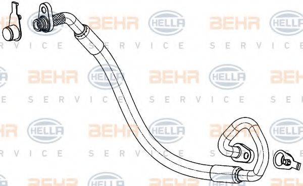 BEHR HELLA SERVICE 9GS351337771 Трубопровід високого тиску, кондиціонер