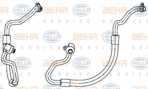 BEHR HELLA SERVICE 9GS351338601 Трубопровід низького тиску, кондиціонер