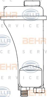 BEHR HELLA SERVICE 8MA376705401 Компенсаційний бак, охолоджуюча рідина