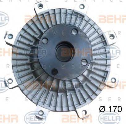 BEHR HELLA SERVICE 8MV376734261 Зчеплення, вентилятор радіатора