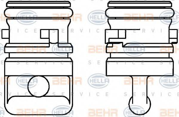 BEHR HELLA SERVICE 9NS376747051 Болт, пробка радіатора