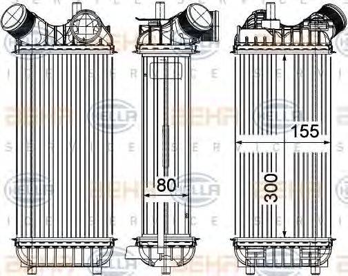 BEHR HELLA SERVICE 8ML376755611 Інтеркулер