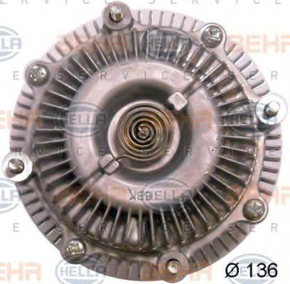 BEHR HELLA SERVICE 8MV376758791 Зчеплення, вентилятор радіатора