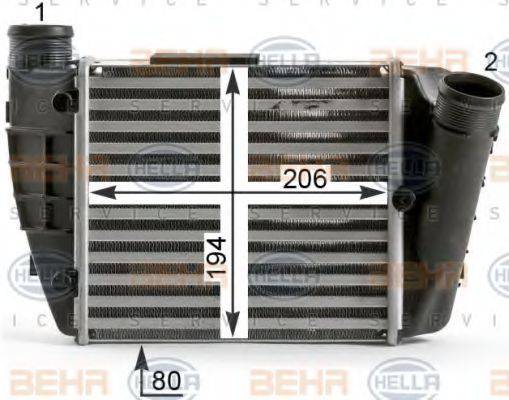 BEHR HELLA SERVICE 8ML376900391 Інтеркулер