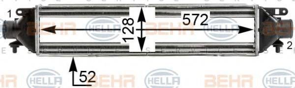 BEHR HELLA SERVICE 8ML376900431 Інтеркулер