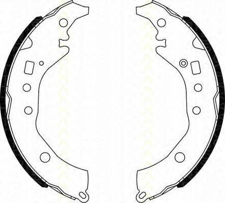 TRISCAN 810010039 Комплект гальмівних колодок