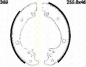 TRISCAN 810010369 Комплект гальмівних колодок