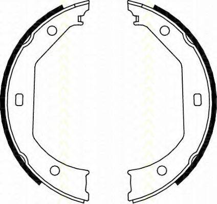 TRISCAN 810011638 Комплект гальмівних колодок; Комплект гальмівних колодок, стоянкова гальмівна система
