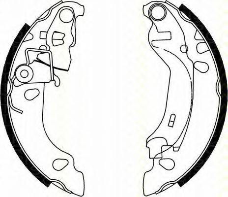TRISCAN 810015016 Комплект гальмівних колодок