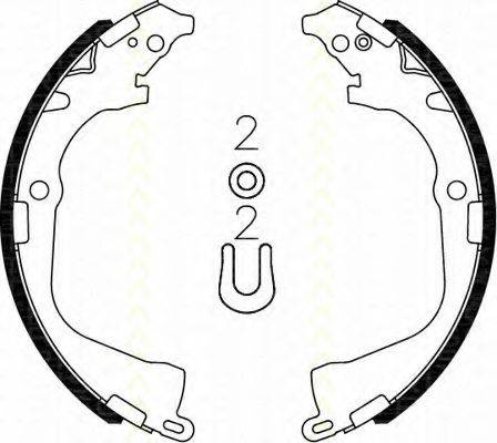 TRISCAN 810029003 Комплект гальмівних колодок