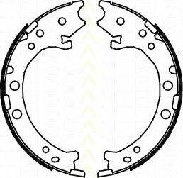TRISCAN 810040008 Комплект гальмівних колодок; Комплект гальмівних колодок, стоянкова гальмівна система