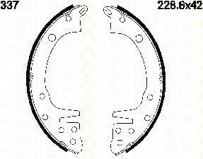 TRISCAN 810042337 Комплект гальмівних колодок