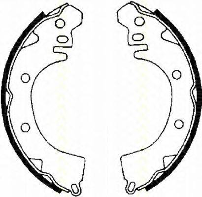 TRISCAN 810042422 Комплект гальмівних колодок
