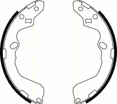TRISCAN 810050002 Комплект гальмівних колодок
