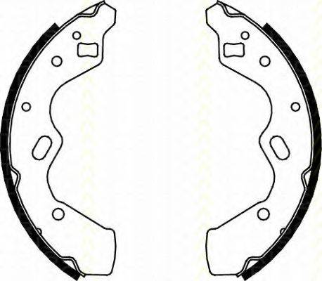 TRISCAN 810050615 Комплект гальмівних колодок