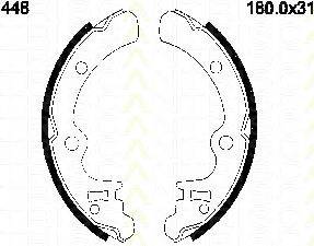 TRISCAN 810068448 Комплект гальмівних колодок