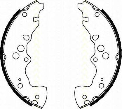 TRISCAN 810069003 Комплект гальмівних колодок
