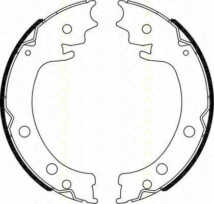 TRISCAN 810069006 Комплект гальмівних колодок, стоянкова гальмівна система