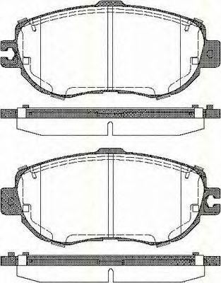 TRISCAN 811013036 Комплект гальмівних колодок, дискове гальмо