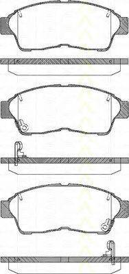 TRISCAN 811013157 Комплект гальмівних колодок, дискове гальмо