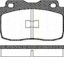 TRISCAN 811015130 Комплект гальмівних колодок, дискове гальмо