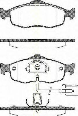 TRISCAN 811016160 Комплект гальмівних колодок, дискове гальмо