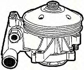 TRISCAN 860025002 Водяний насос