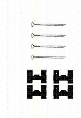 TRISCAN 8105101329 Комплектуючі, колодки дискового гальма