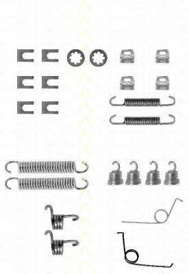 TRISCAN 8105102498 Комплектуючі, гальмівна колодка
