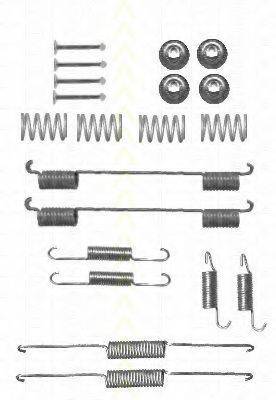 TRISCAN 8105102604 Комплектуючі, гальмівна колодка