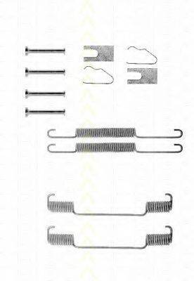 TRISCAN 8105112422 Комплектуючі, гальмівна колодка