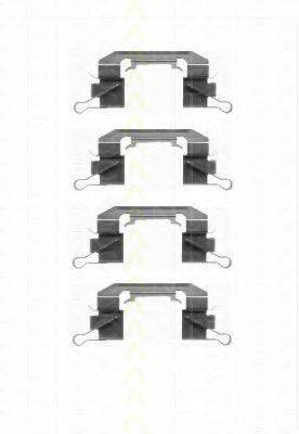 TRISCAN 8105141596 Комплектуючі, колодки дискового гальма