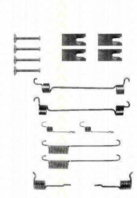 TRISCAN 8105162585 Комплектуючі, гальмівна колодка